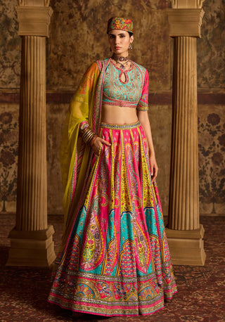 Nitara hot pink lehenga set