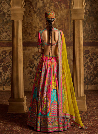 Nitara hot pink lehenga set