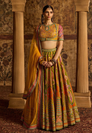 Nitara amber lehenga set