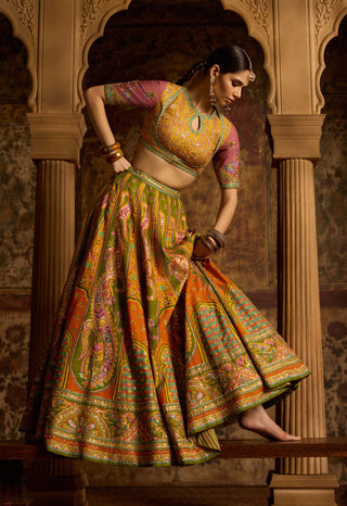 Nitara amber lehenga set