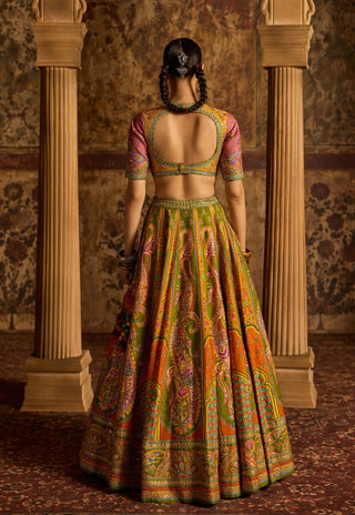 Nitara amber lehenga set