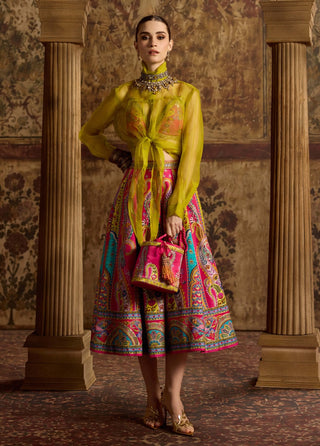 Vamika hot pink lehenga set