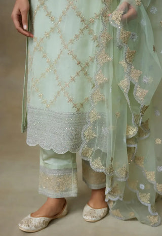Lilly mint kurta set