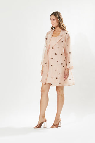 Meadow-Lovebird Coat Dress And Slip-INDIASPOPUP.COM