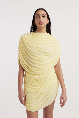 Natalia butter yellow dress