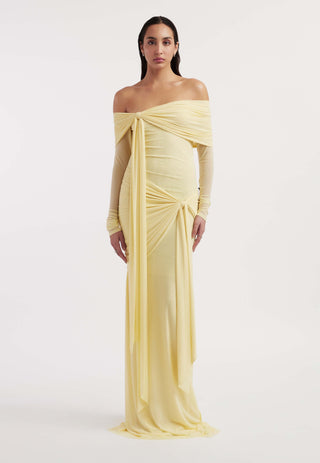 Heloise butter yellow gown