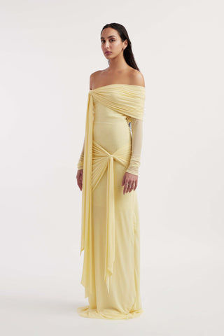 Heloise butter yellow gown