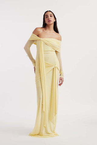 Heloise butter yellow gown