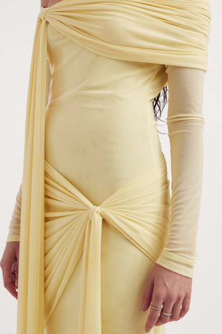 Heloise butter yellow gown