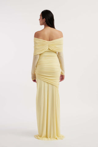 Heloise butter yellow gown