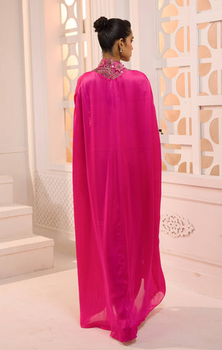 Gulnaar rani dhoti skirt corset and cape set