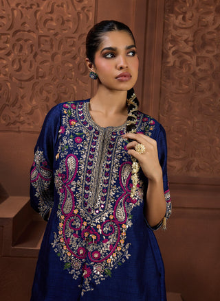 Neel kamal navy kurta and pant