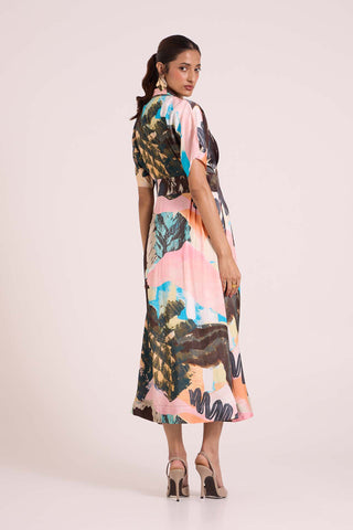 Chione A-Line Midi Dress