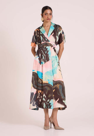 Chione A-Line Midi Dress