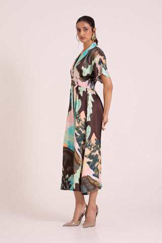 Chione A-Line Midi Dress