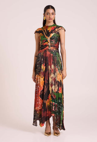 Demeter Pleated Dress