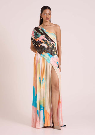 Selene Draped Maxi