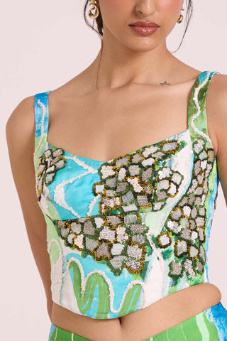 Nere Corset With Skirt
