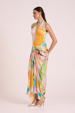 Thalia Top With Draped Skirt