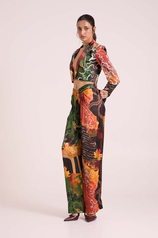 Demeter Cropped Jacket With Trousers