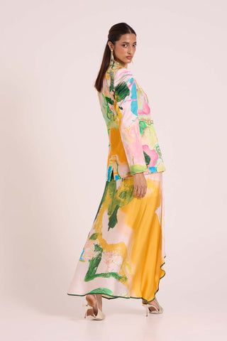 Eiar Blazer With Asymmetric Skirt
