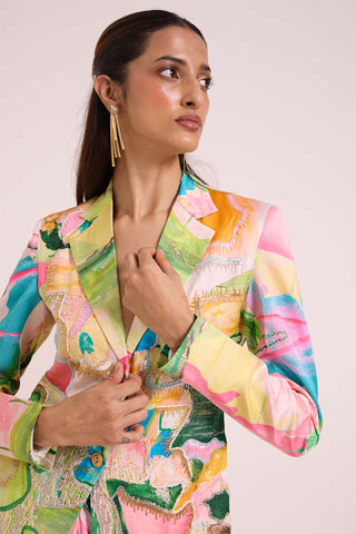 Eiar Blazer With Asymmetric Skirt