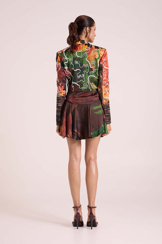 Ceres MultiColor Jacket With Dress