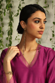 Charkhee-Pink Pop Kurta Set-INDIASPOPUP.COM