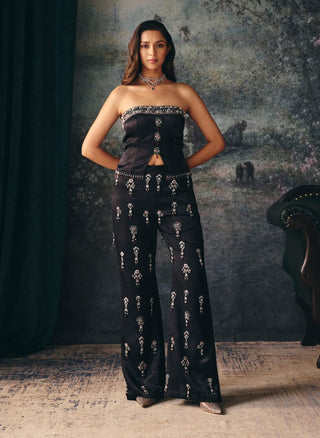 Ayesha black corset and pants
