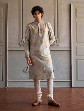 Parth soft mint kurta and pants