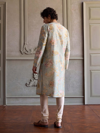Parth soft mint kurta and pants