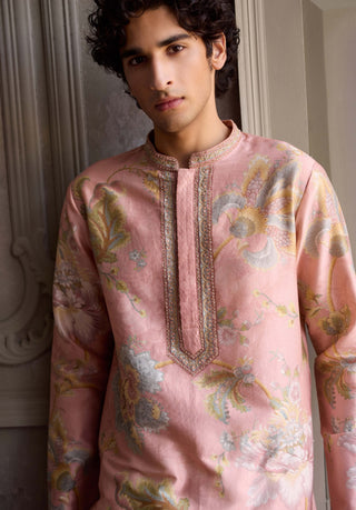 Parth powder pink kurta and pants set