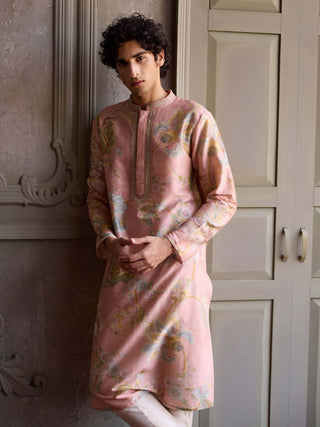 Parth powder pink kurta and pants set