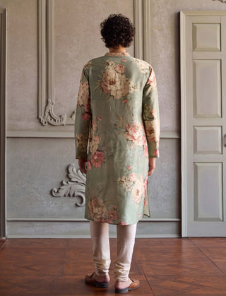 Rian soft mint kurta and pants