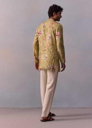 Nasir Mint Green Kurta And Pants by Kalista Men available on Indiaspopup.com