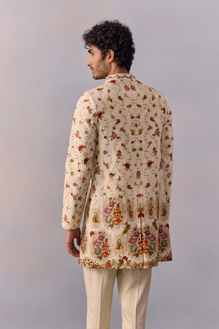 Rehyan Ivory Achkan Jacket Set by Kalista Men available on Indiaspopup.com