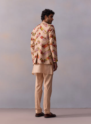 Ojas Open Jacket And Kurta Set by Kalista Men available on Indiaspopup.com