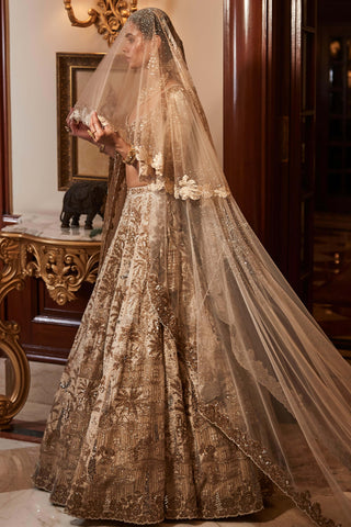 Vintage tuscan heritage lehenga set