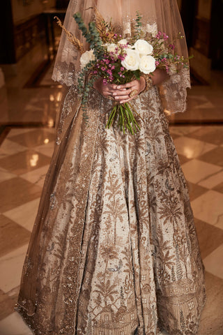 Vintage tuscan heritage lehenga set