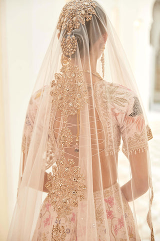 Royal savannah landscape lehenga set