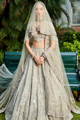 Tuscan heritage landscape lehenga set