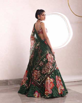 Mahima Mahajan-Yuna Green Embroidered Lehenga Set-INDIASPOPUP.COM