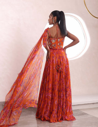 Mahima Mahajan-Inara Embroidered Draped Gown-INDIASPOPUP.COM