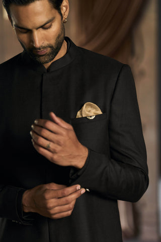 Classic matsya brown achkan set