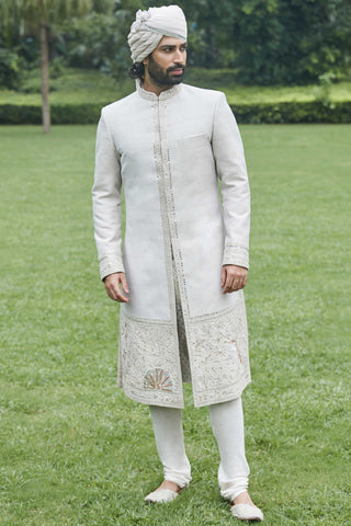 Wild seascape sherwani set