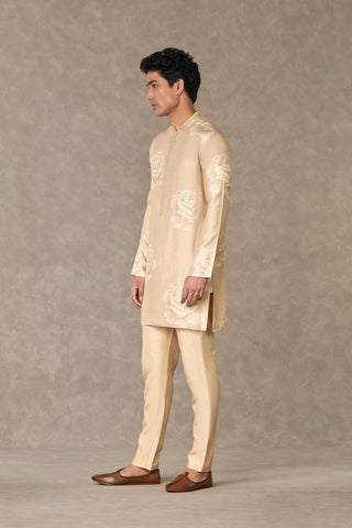 House Of Masaba Men-Beige Gulaab Kurta And Pants-INDIASPOPUP.COM