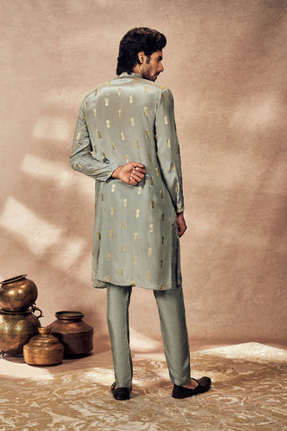 Gray Timber Tribe Kurta And Pants by House Of Masaba Men, available on Indiaspopup.com