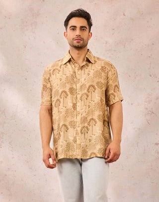 Beige midnight maze shirt