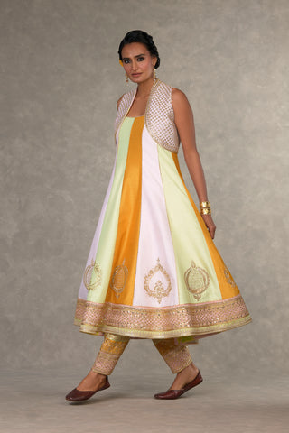 House Of Masaba-Summertime Sorbet Anarkali Set-INDIASPOPUP.COM