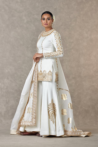 House Of Masaba-Ivory Gulaab Sharara Set-INDIASPOPUP.COM